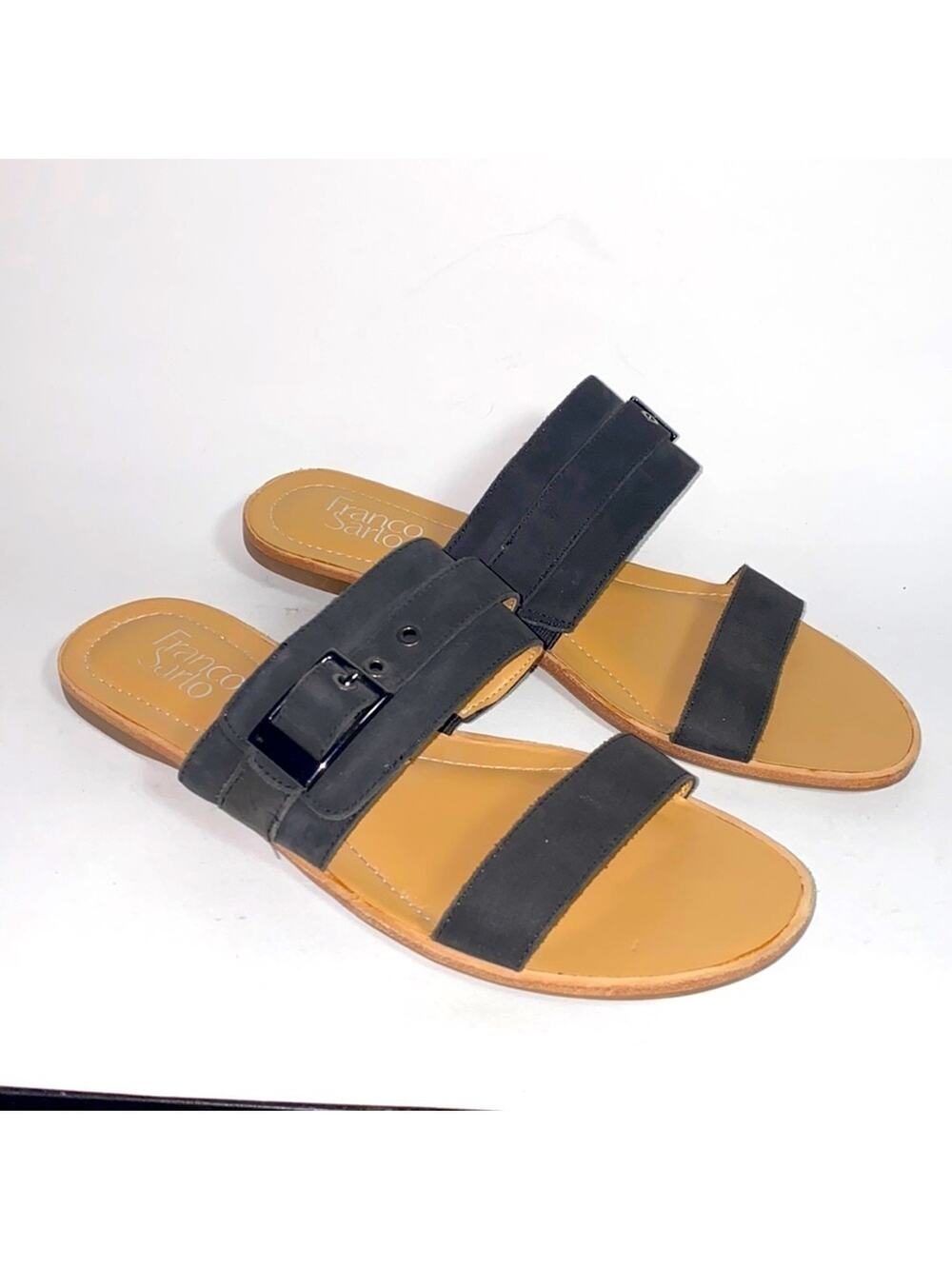 Franco Sarto blitz leather slip on sandals
